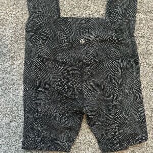 Lululemon Black and White dotted leggings